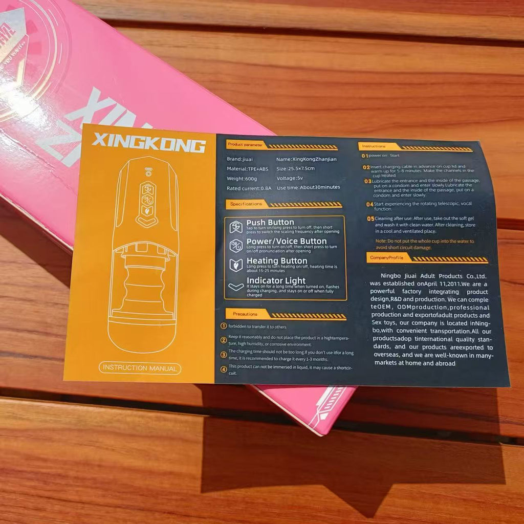 Automatic Telescopic Heating Male Masturbator Cup Stroker Sex Toy For Men