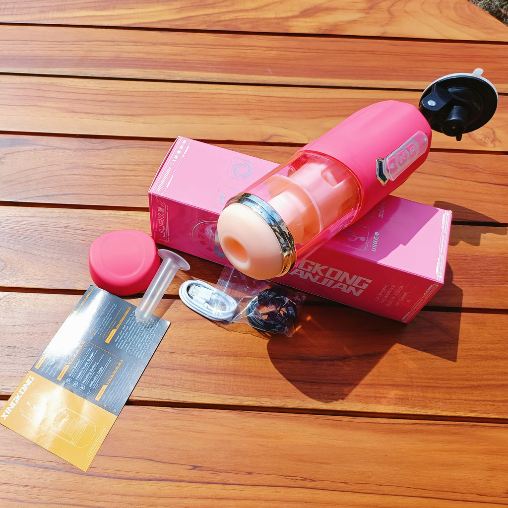 Automatic Telescopic Heating Male Masturbator Cup Stroker Sex Toy For Men