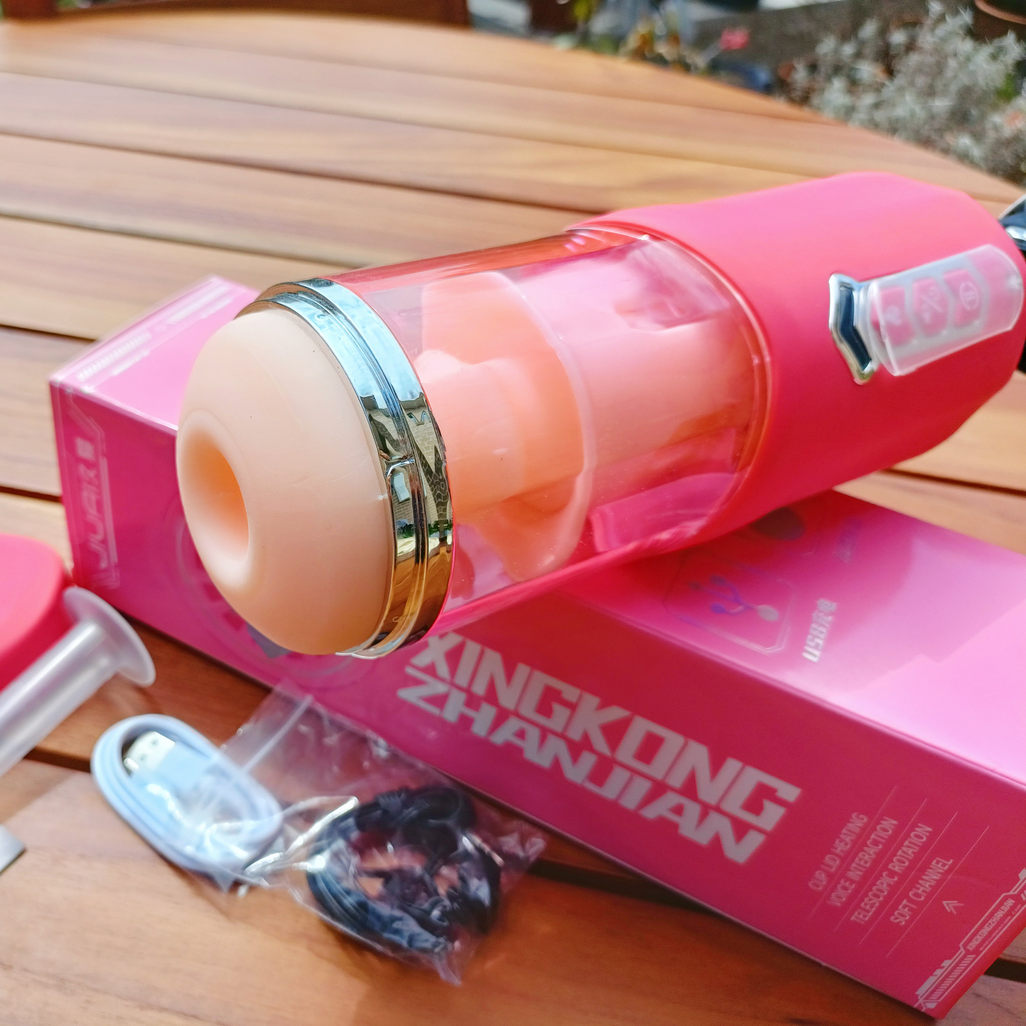 Automatic Telescopic Heating Male Masturbator Cup Stroker Sex Toy For Men