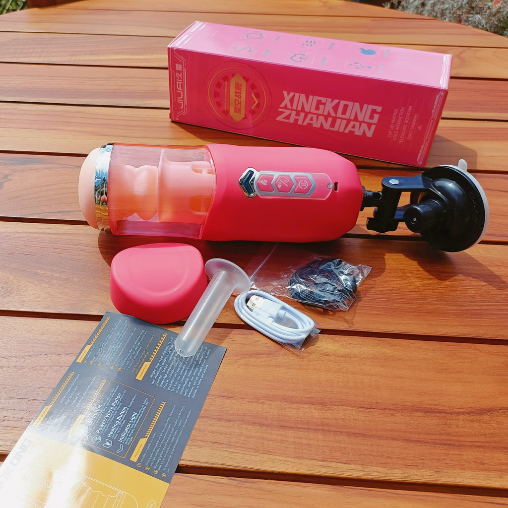 Automatic Telescopic Heating Male Masturbator Cup Stroker Sex Toy For Men