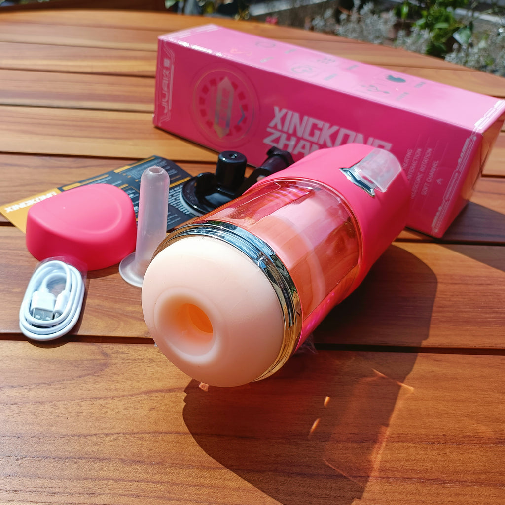 Automatic Telescopic Heating Male Masturbator Cup Stroker Sex Toy For Men